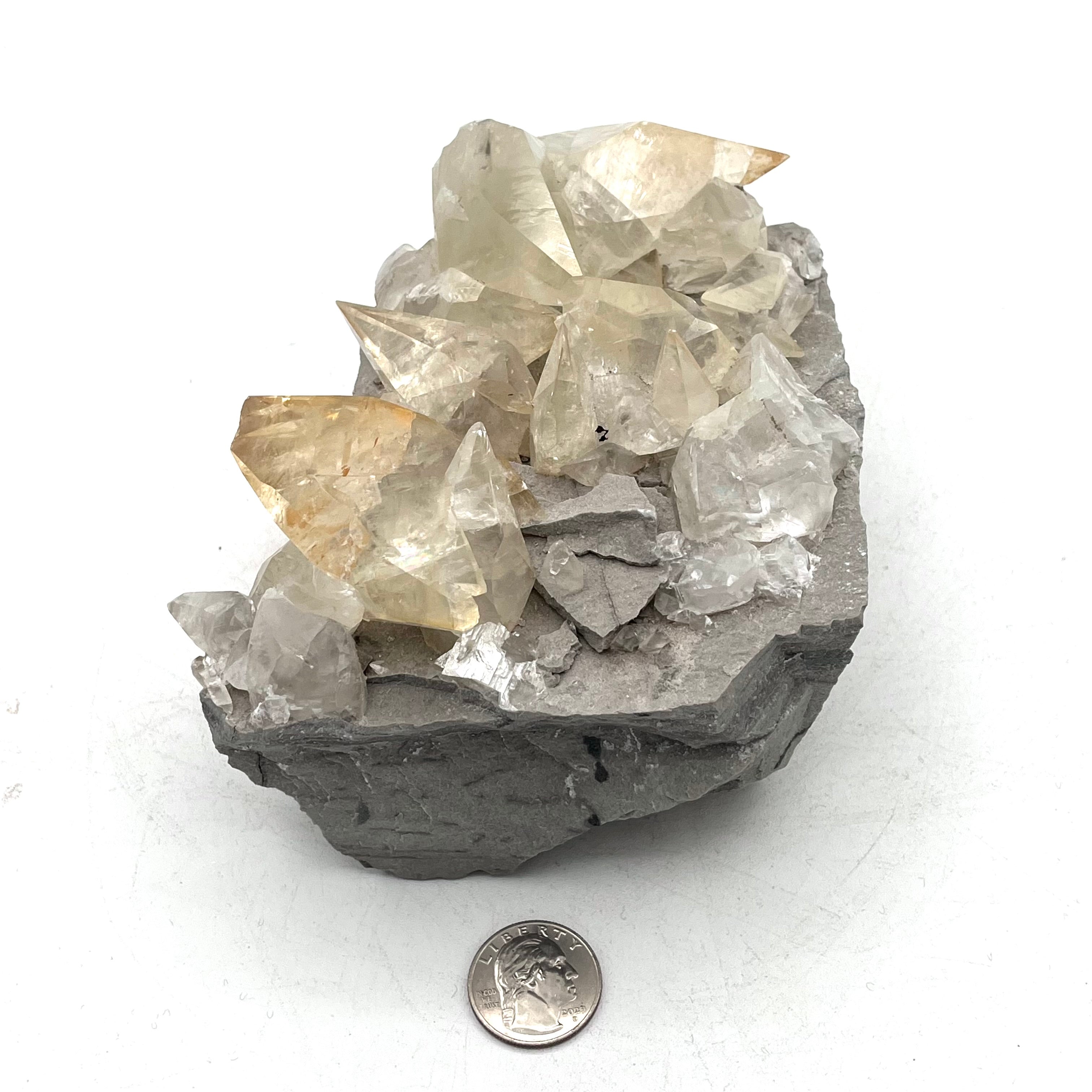 Exquisite Rare Stellar Beam Calcite in Matrix