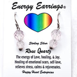 Rose Quartz Energy Earrings