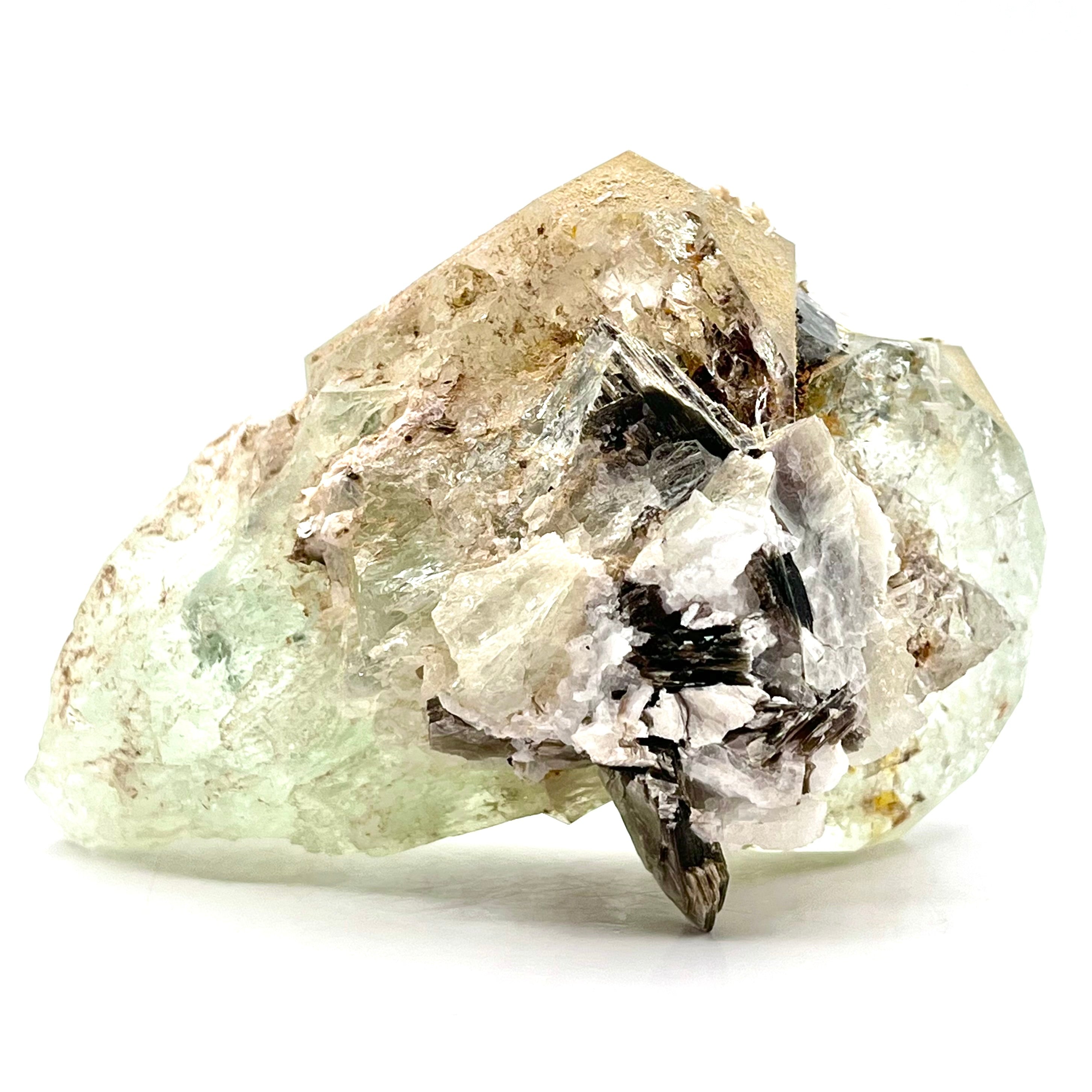 Extraordinary Natural Aquamarine w/ Mica &Clevelandite