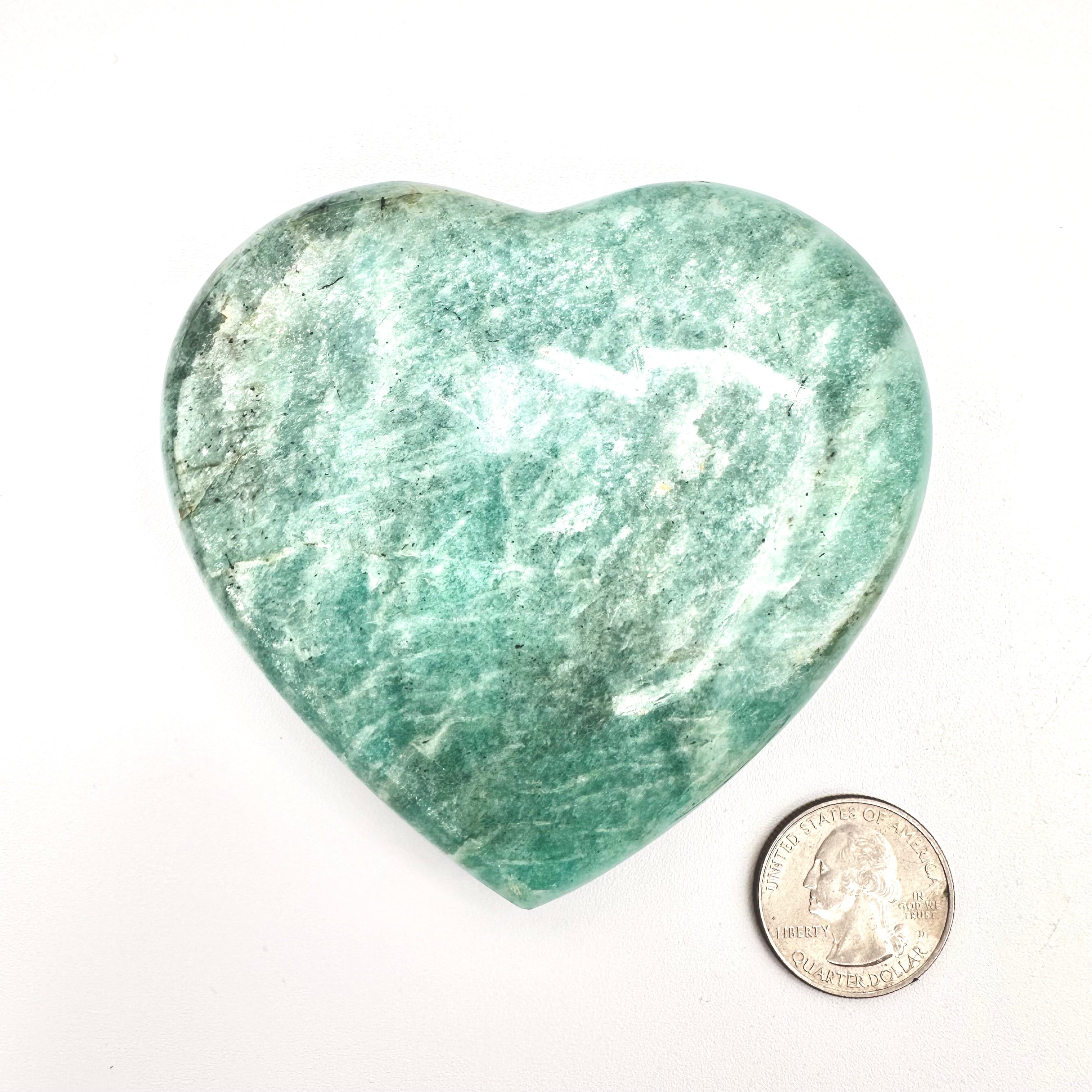 Amazonite Heart Stone