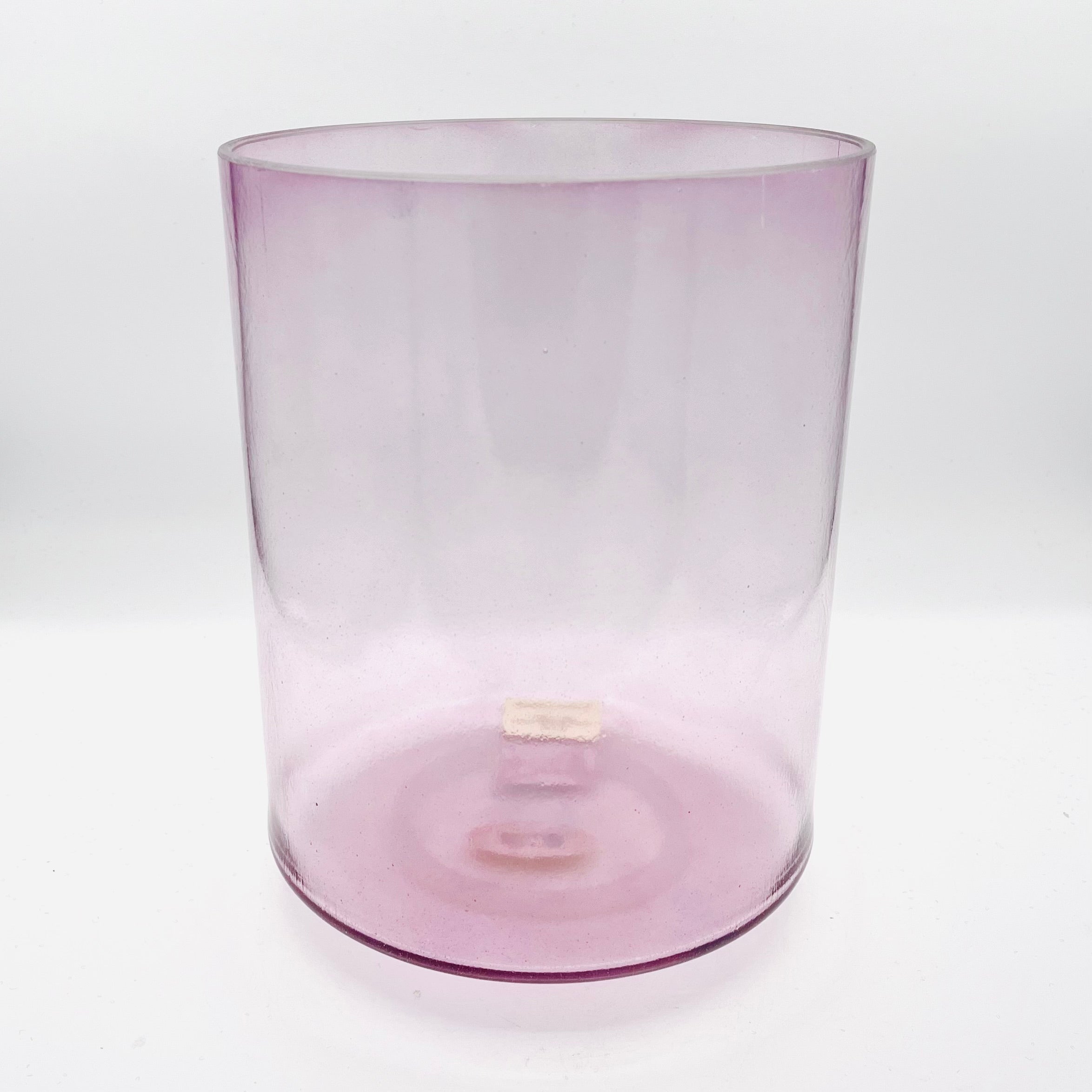 8" E-35 Lavender Aura Gold Tall 116694 Crystal Tones Singing Bowl