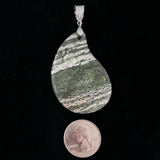 Silver Leaf Jasper Pendant