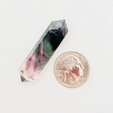 Double Terminated Rainbow Fluorite Points