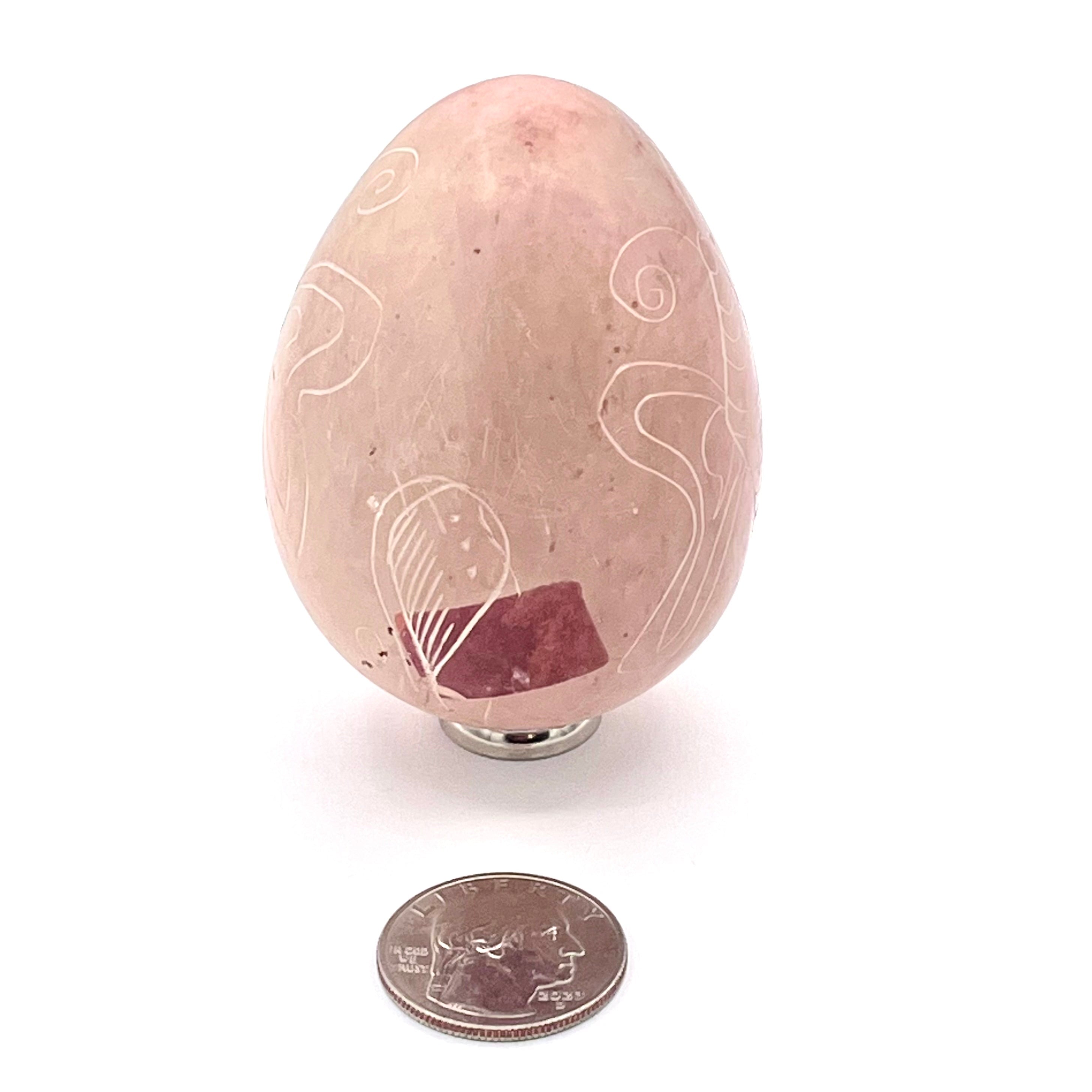 Soapstone Carved Egg