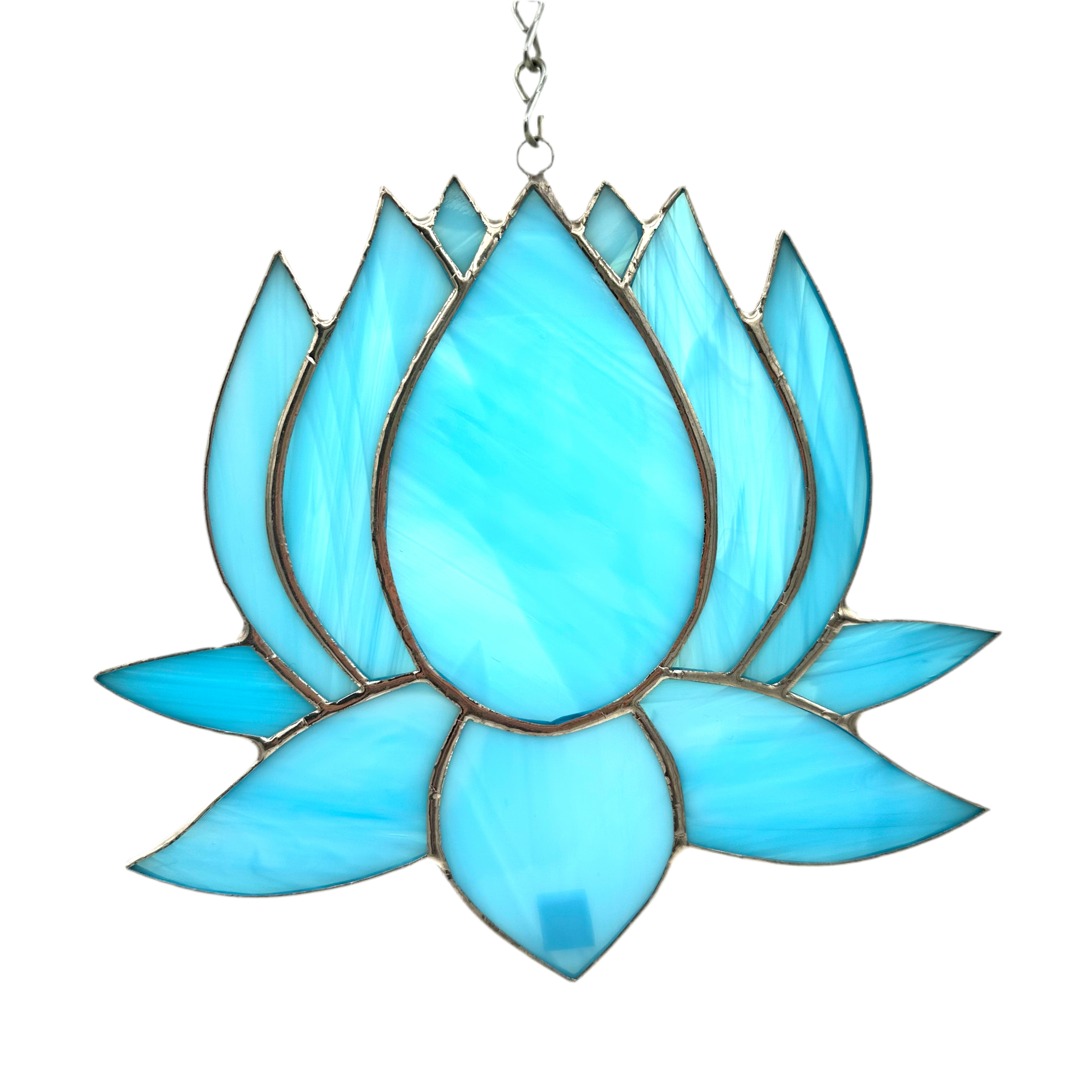 Blue Lotus Stained Glass