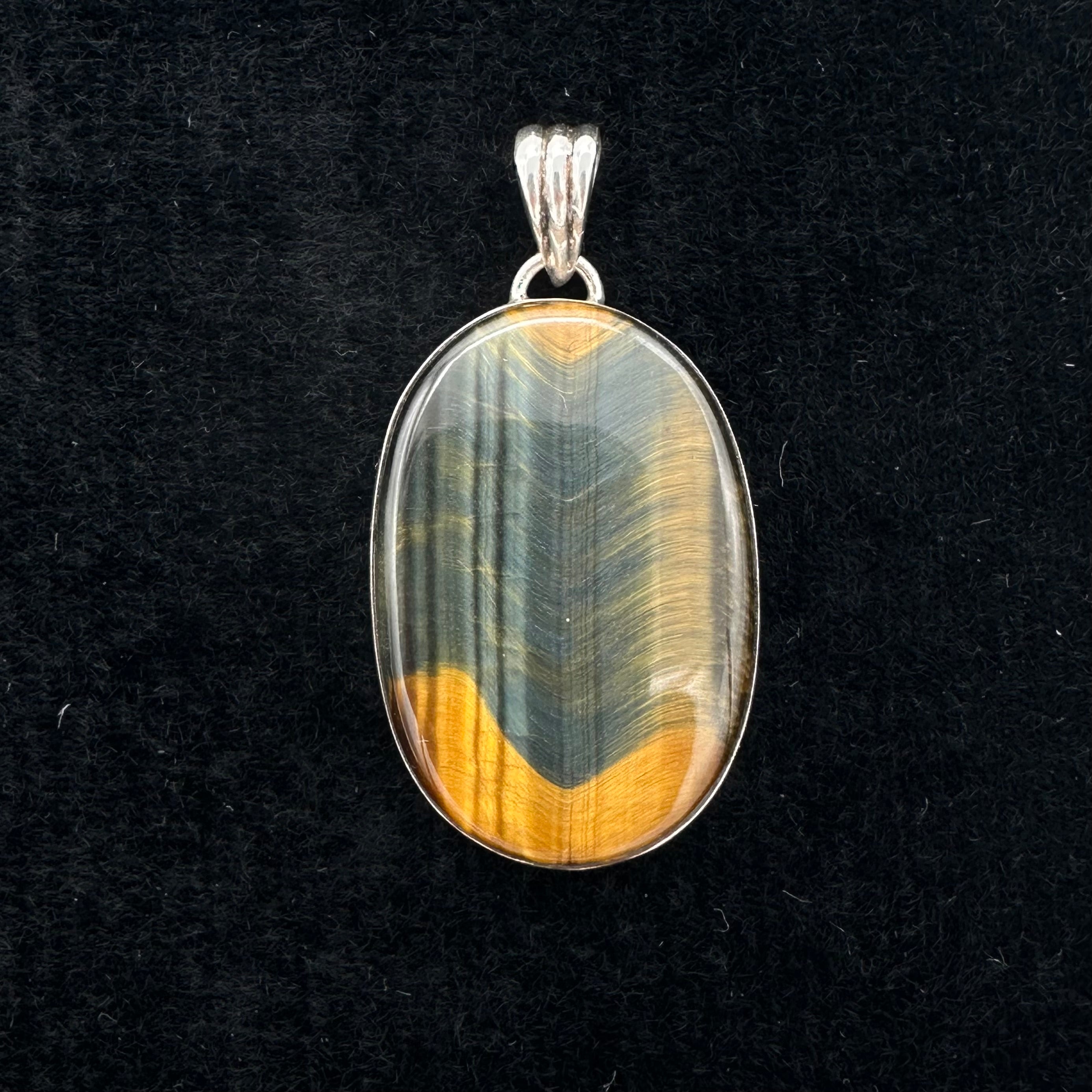 Blue Tiger’s Eye Pendant