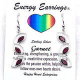 Garnet Energy Earrings