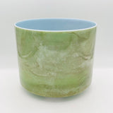 8" F-15 Mt. Shasta Serpentine 134784 Crystal Tones Singing Bowl