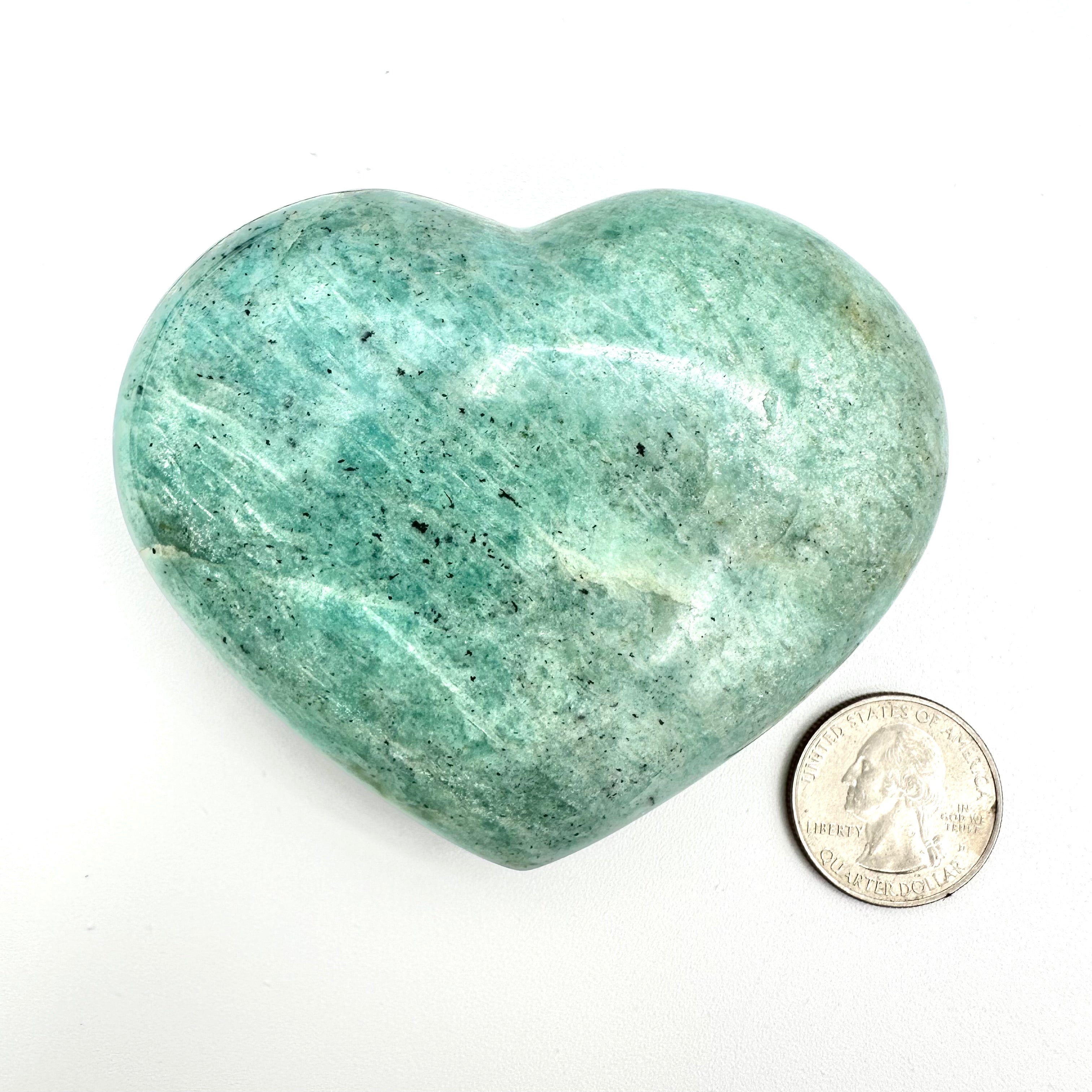 Amazonite Heart Stone