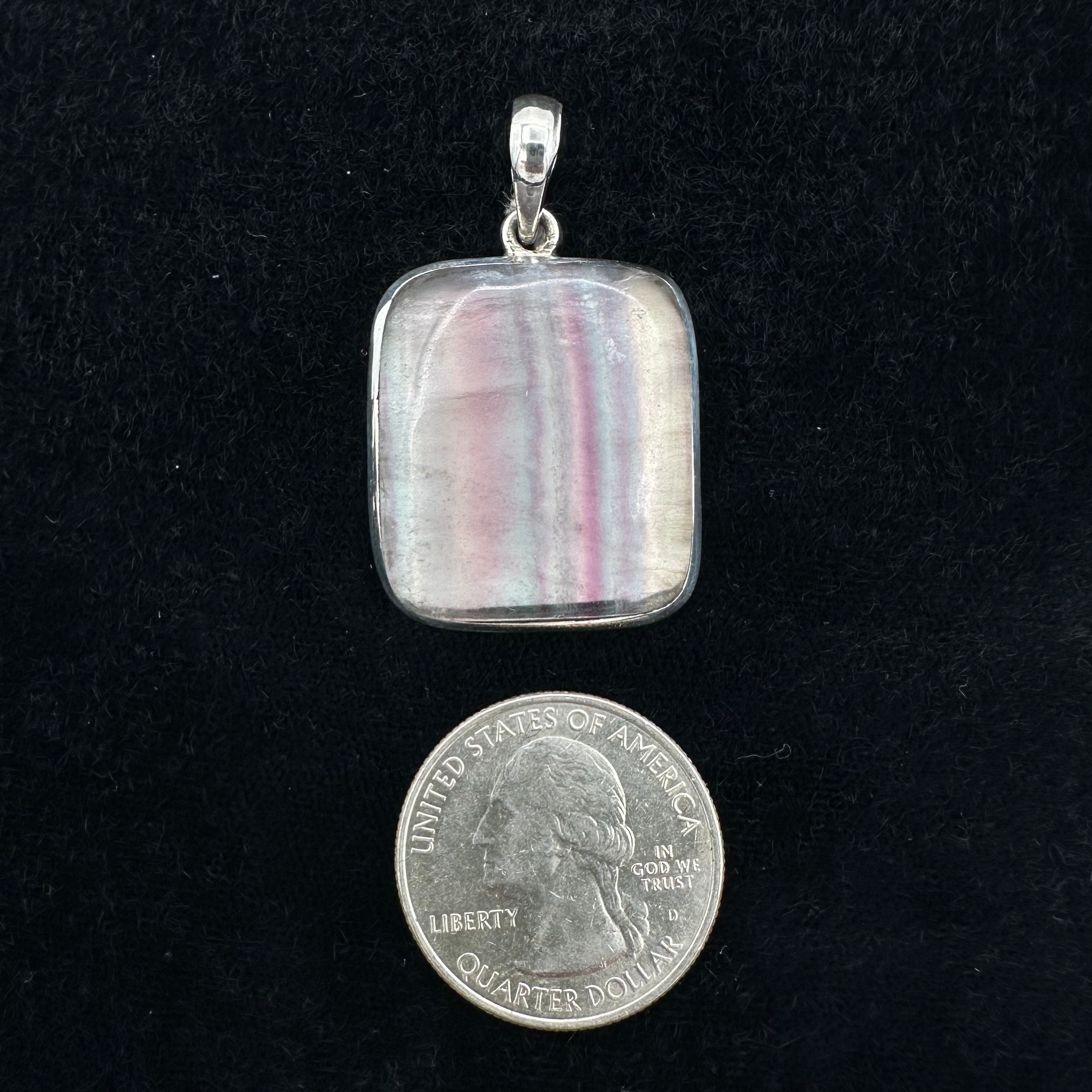 Rainbow Fluorite Pendant