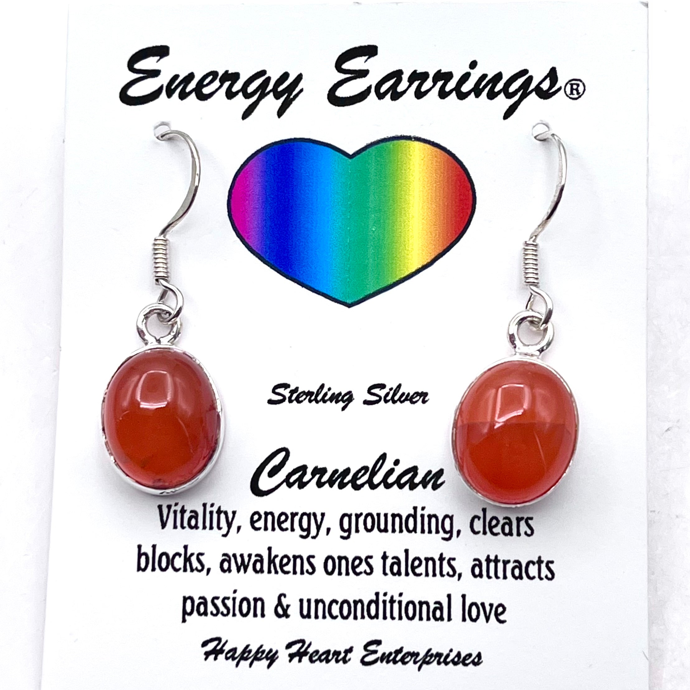 Carnelian Energy Earrings