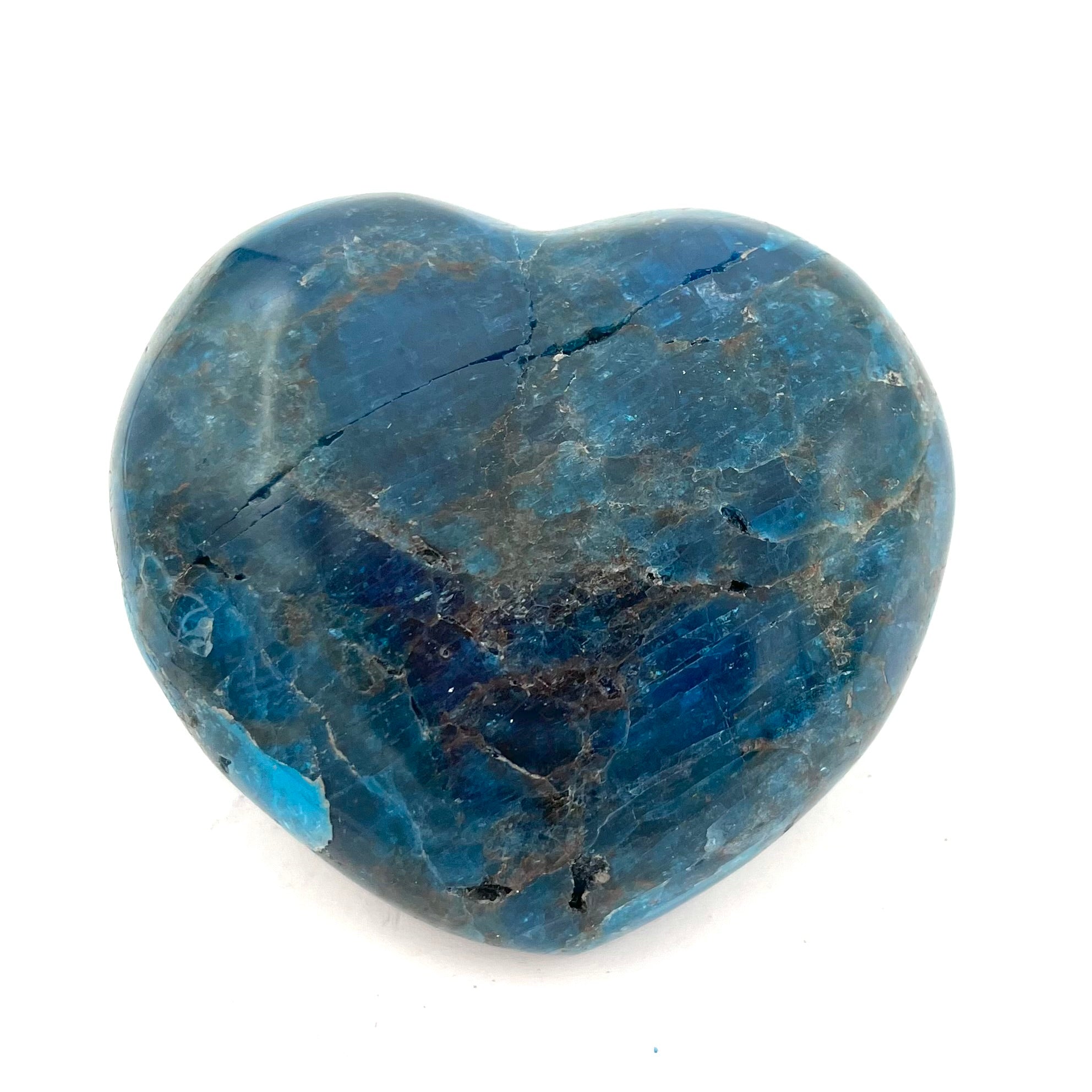 Blue Apatite Heart