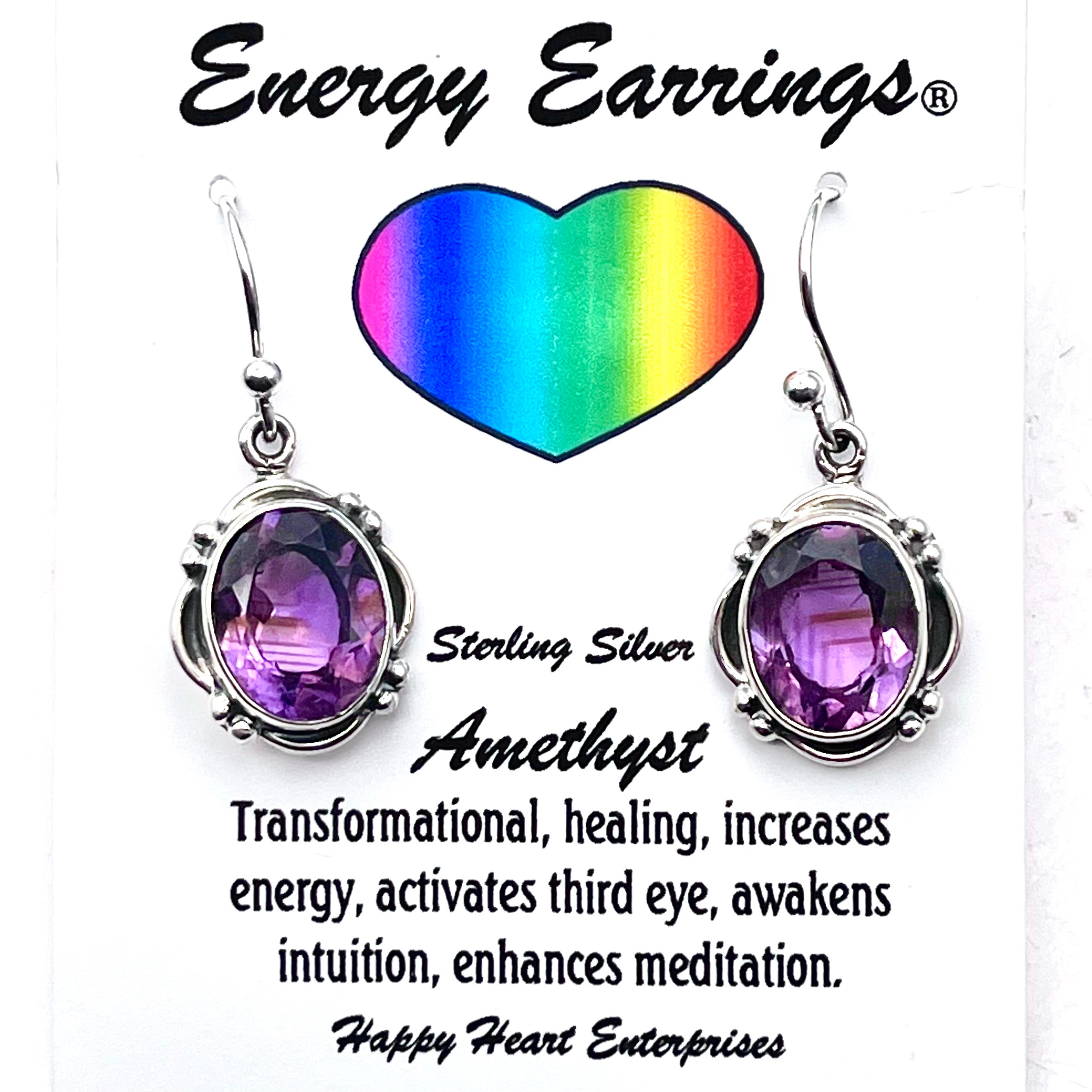 Amethyst Energy Earrings