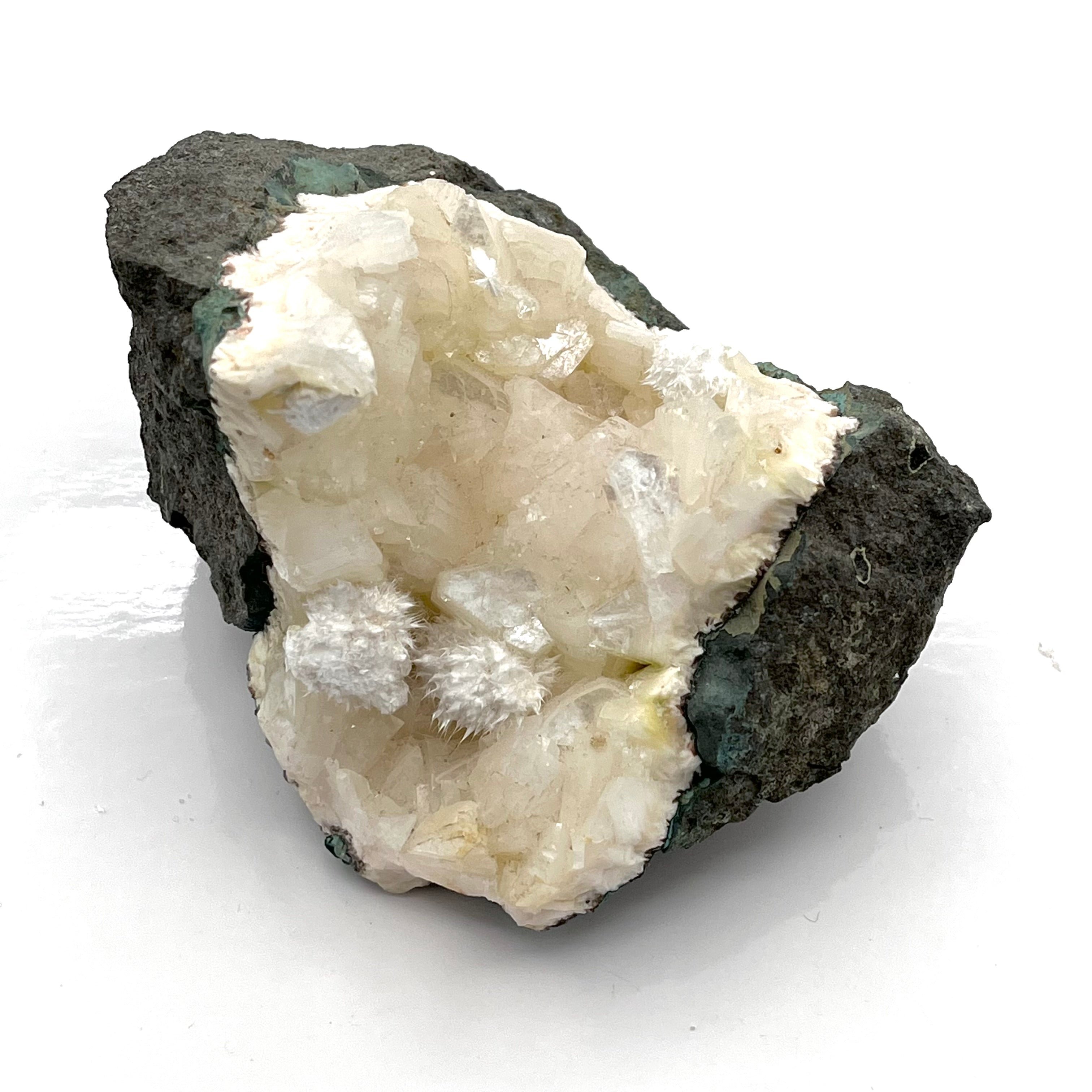 Apophyllite w/ Okenite & Stilbite in Matrix