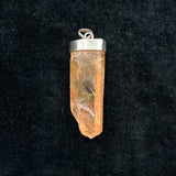 Tangerine Lemurian Quartz Pendant