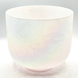 9" B-5 B Classic Frosted, Mother of Platinum 90785 Crystal Tones Singing Bowl