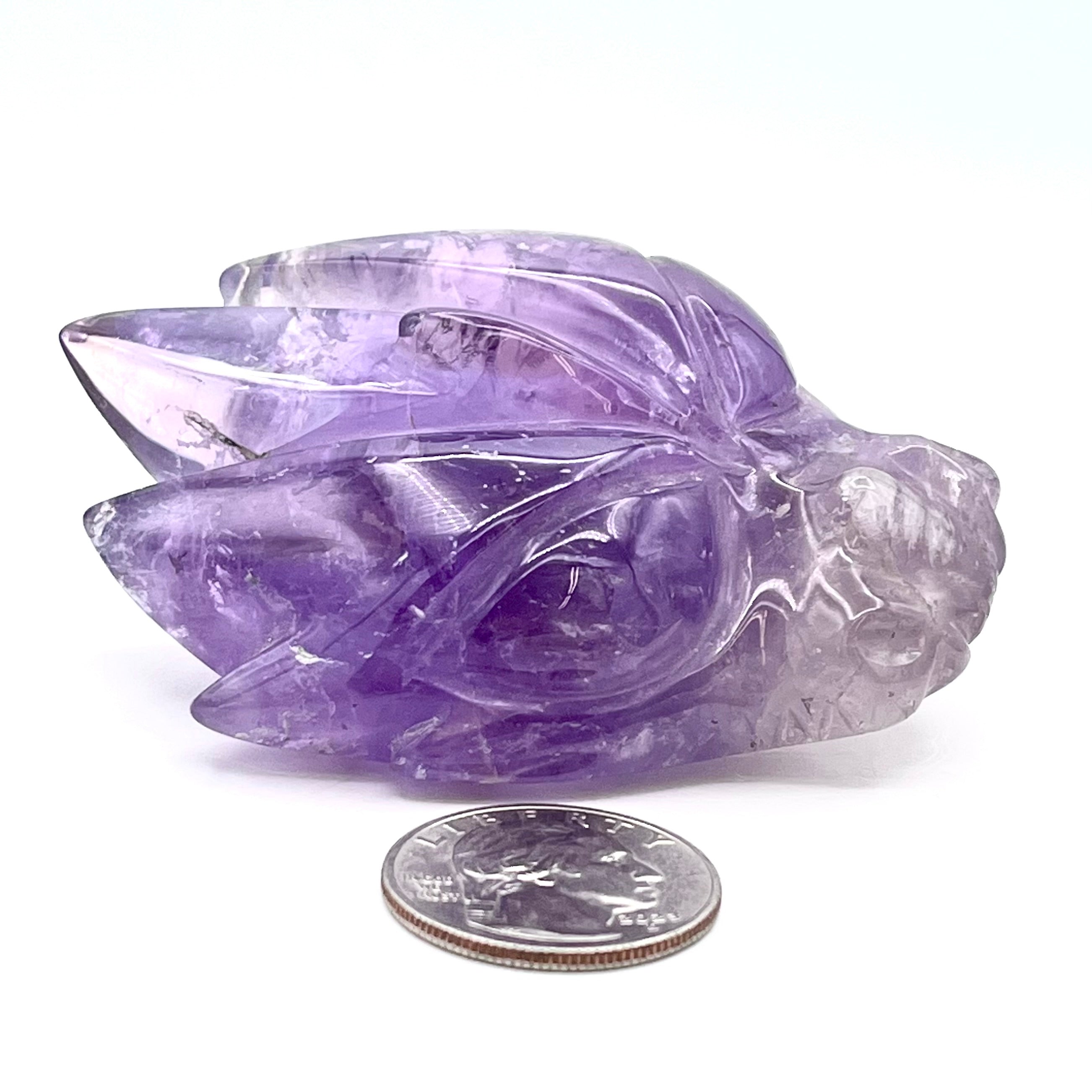 Amethyst Dragon Head