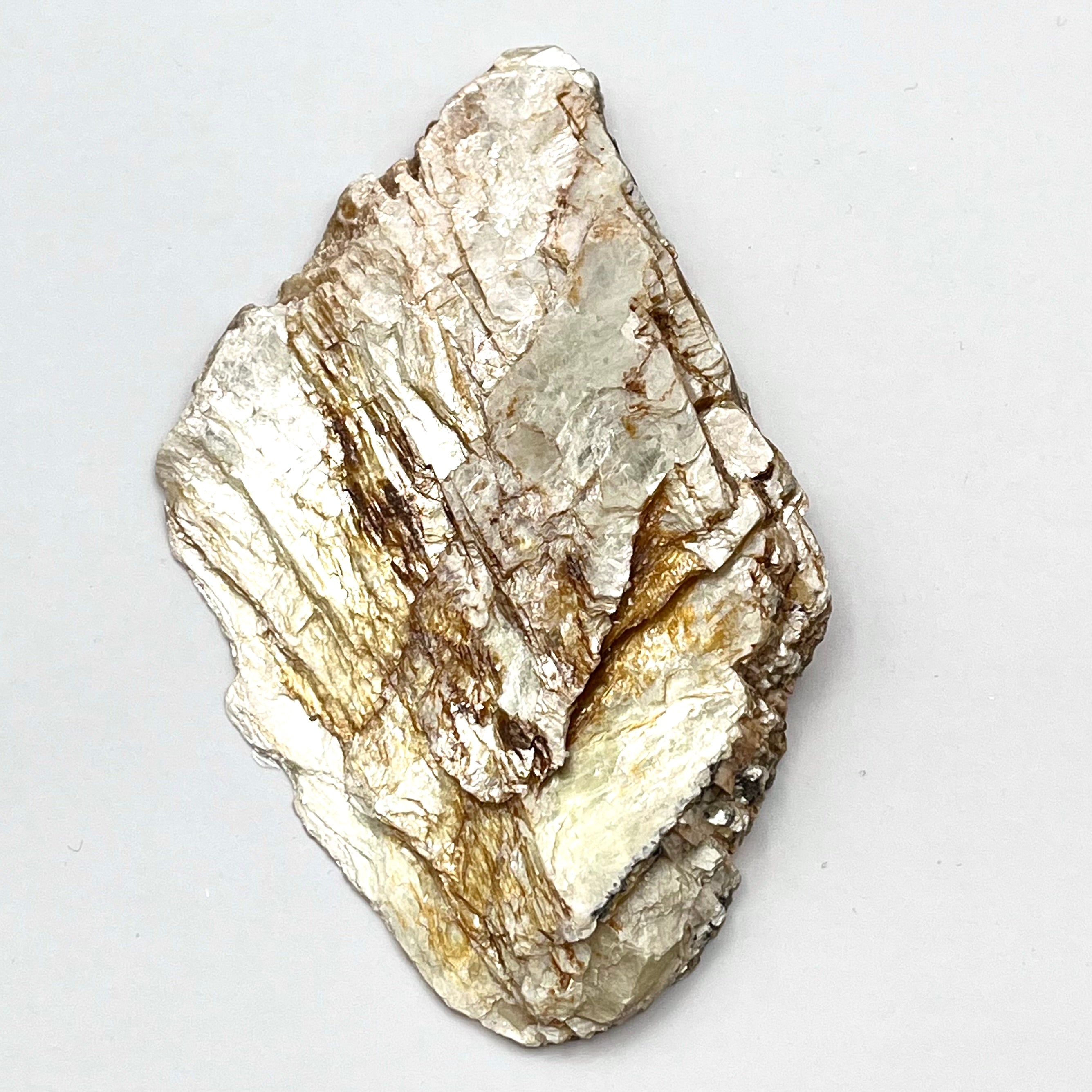 Gold Muscovite Mica- Beautiful Shimmery Sheet