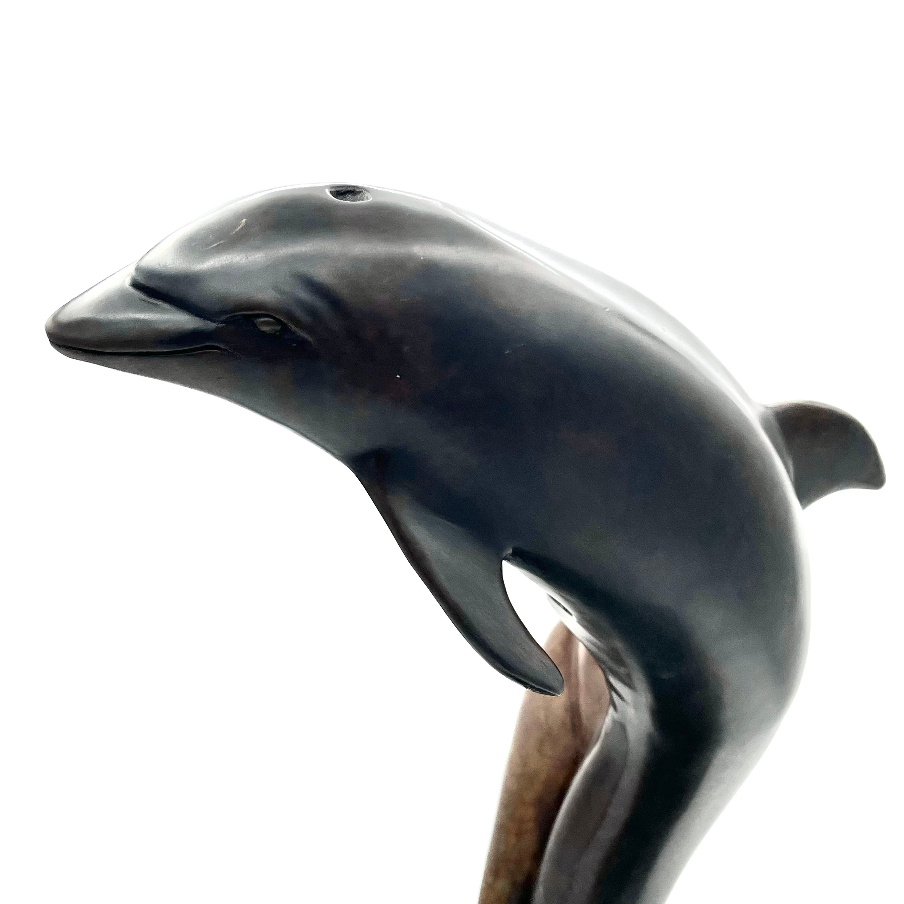 Bronze Dolphin Woman Sculpture- Joy by Cynthia Thomas