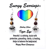 Tiger Eye Energy Earrings