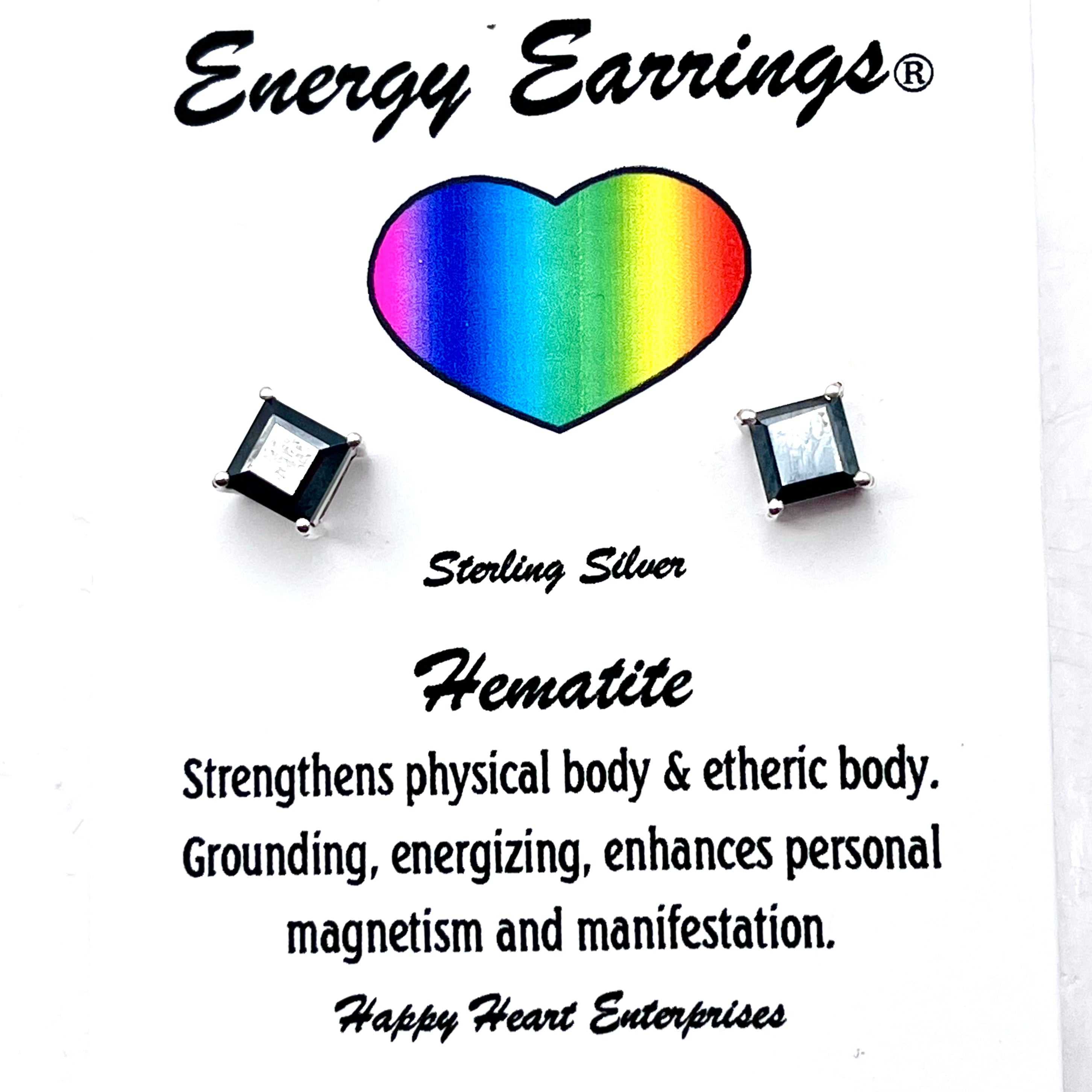 Hematite Energy Earrings
