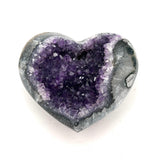 Amethyst Druzy Heart