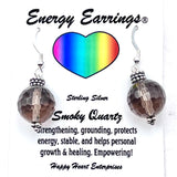 Smoky Quartz Energy Earrings