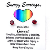 Garnet Energy Earrings