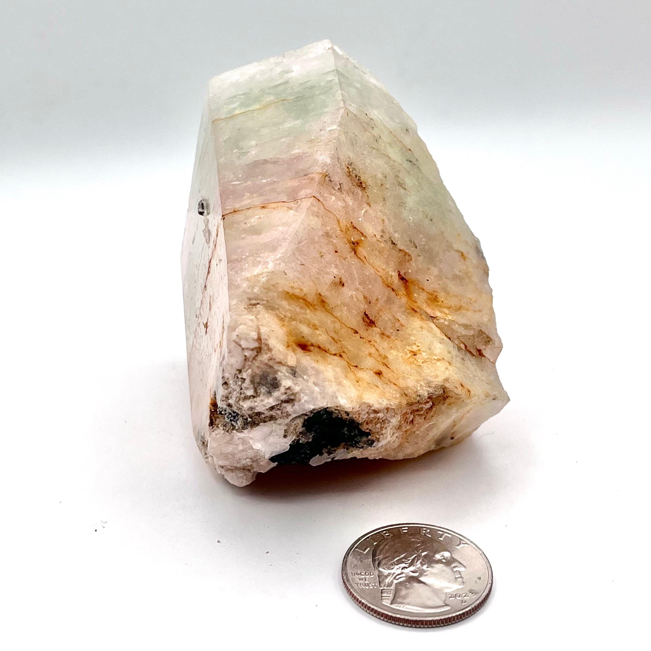 Exquisite, Natural Aquamarine& Morganite w/ Black Tourmaline