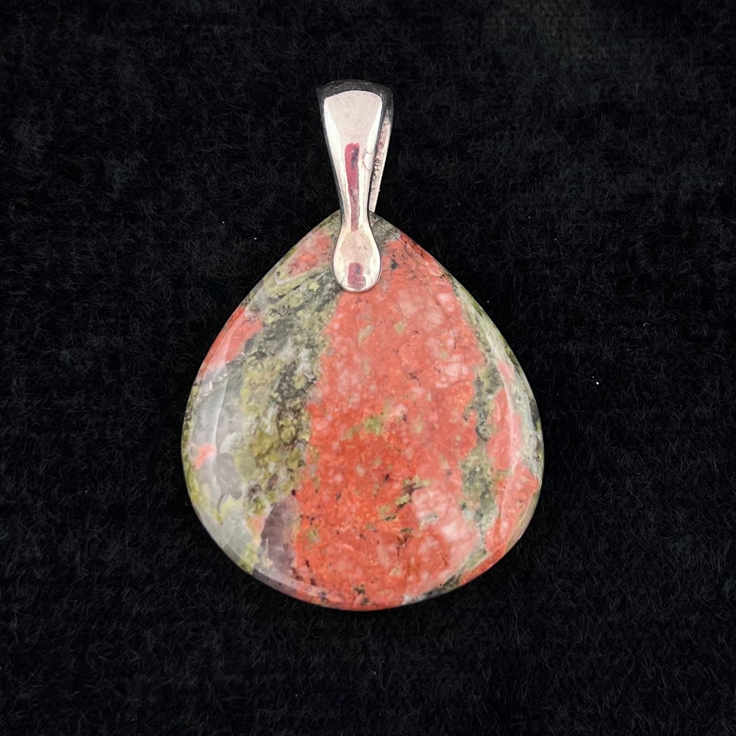 Unakite Jasper Pendant