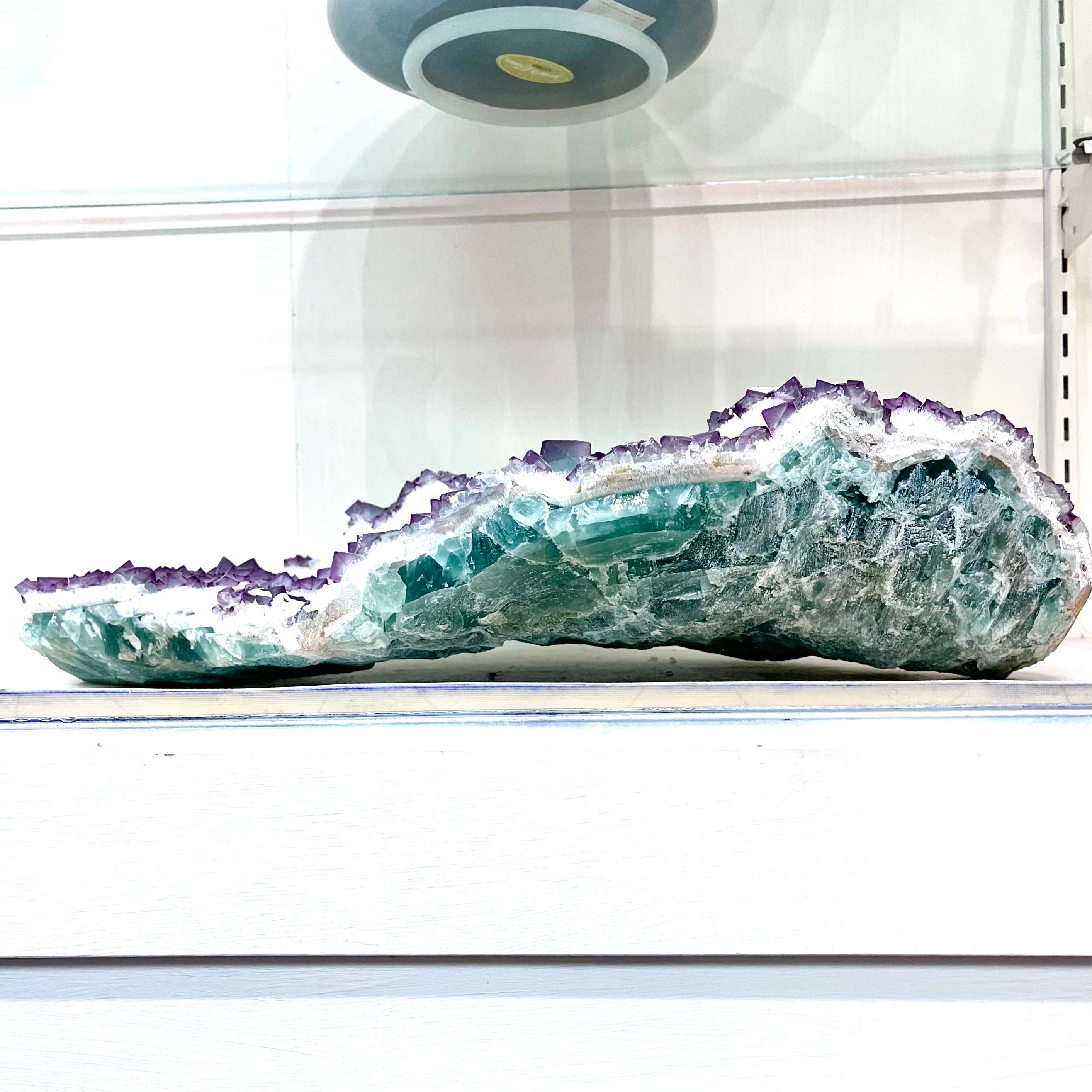 Stunning Fluorite Cube Formation- Green & Purple