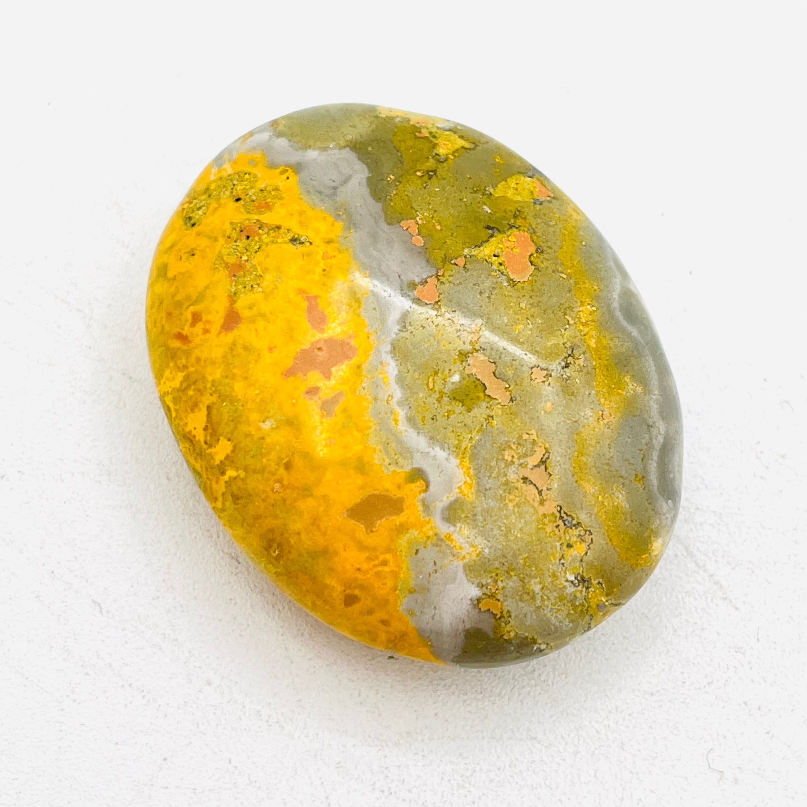 Bumble Bee Jasper Palm Stone