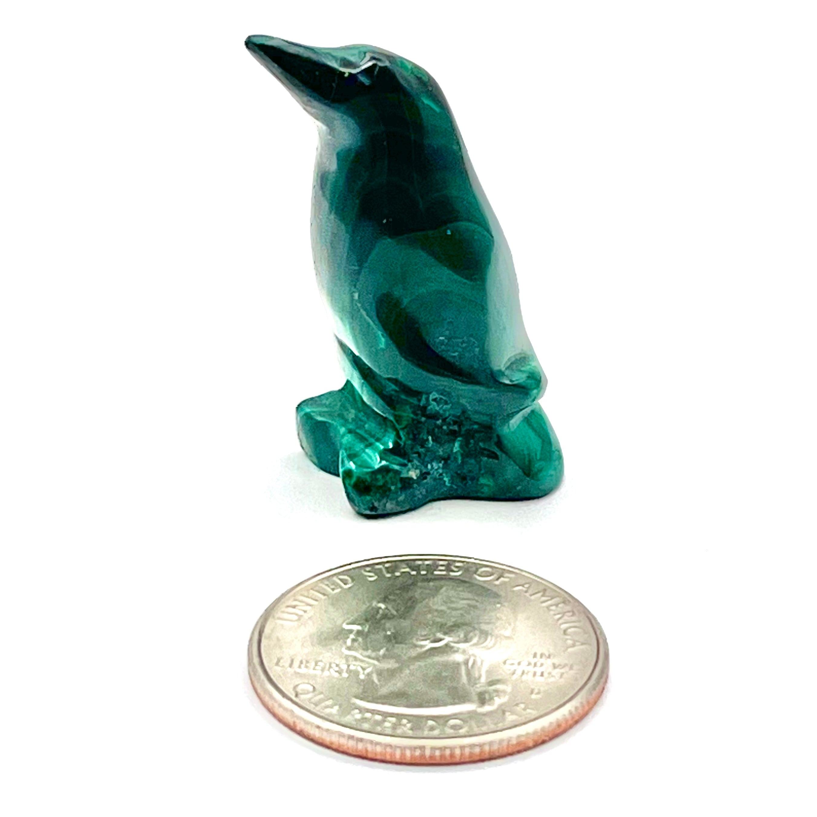 Malachite Animal Carving- Bird