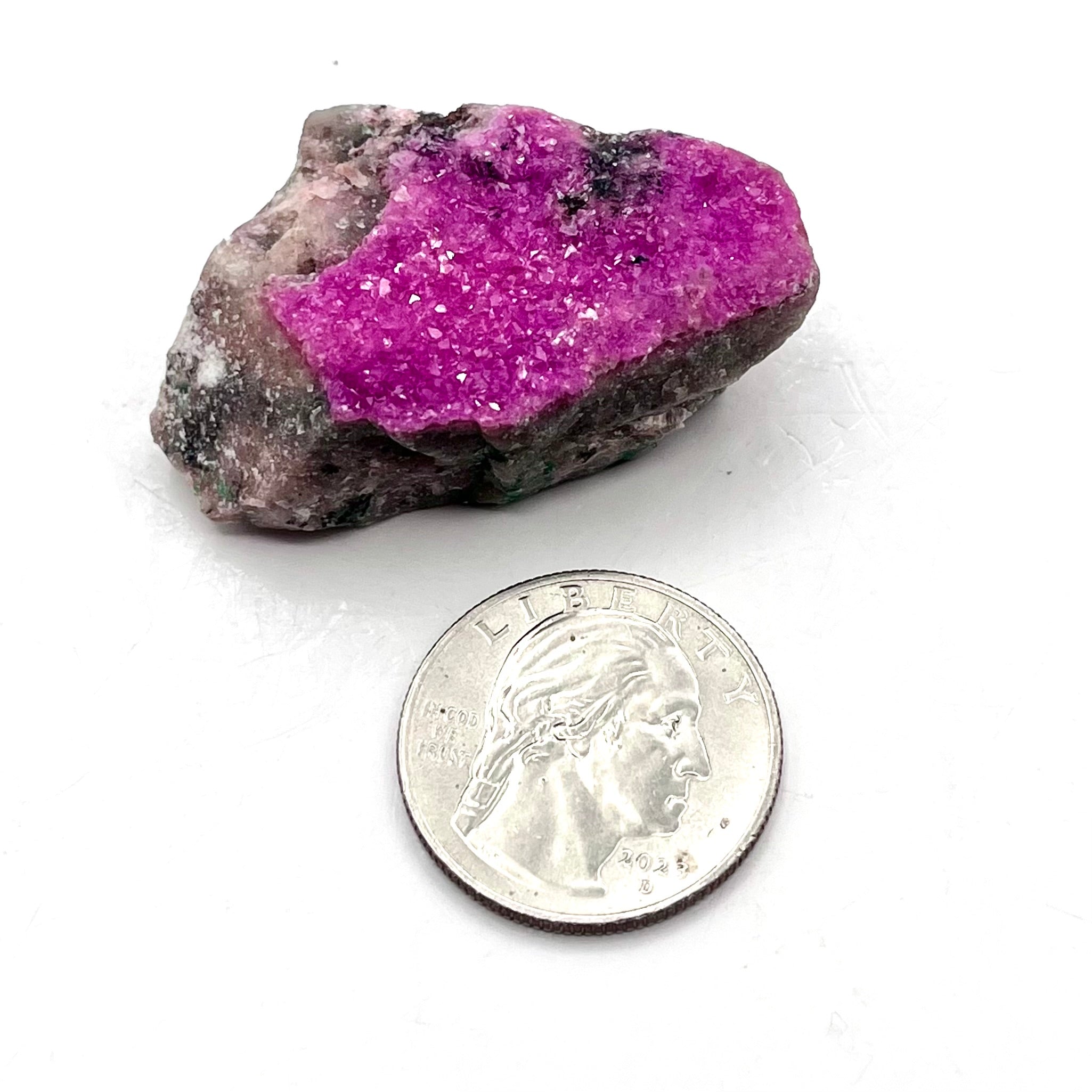 Stunning Cobaltoan Calcite- High Quality, Deep Color, Very Gemmy Druzy