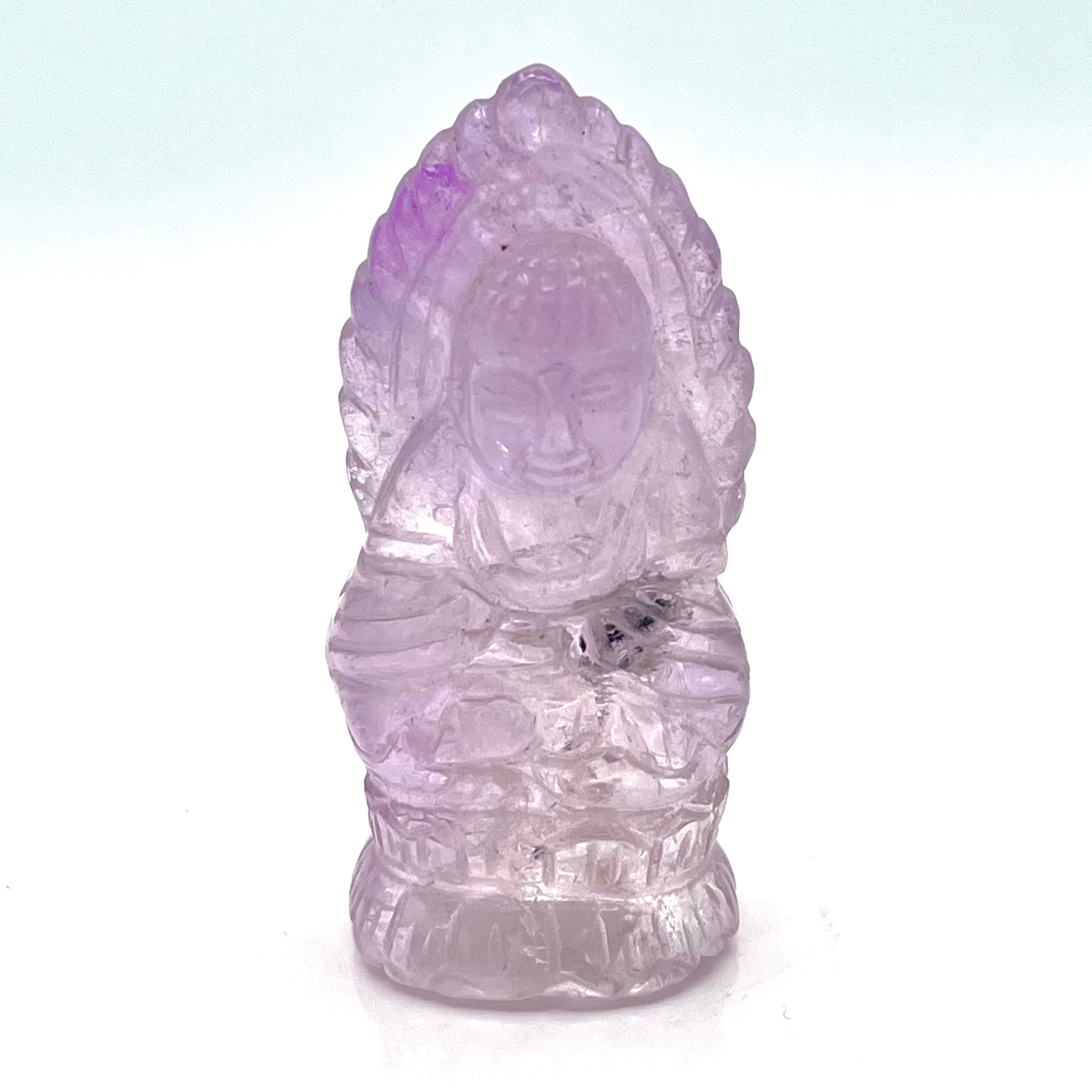Amethyst Buddha Mini Statue