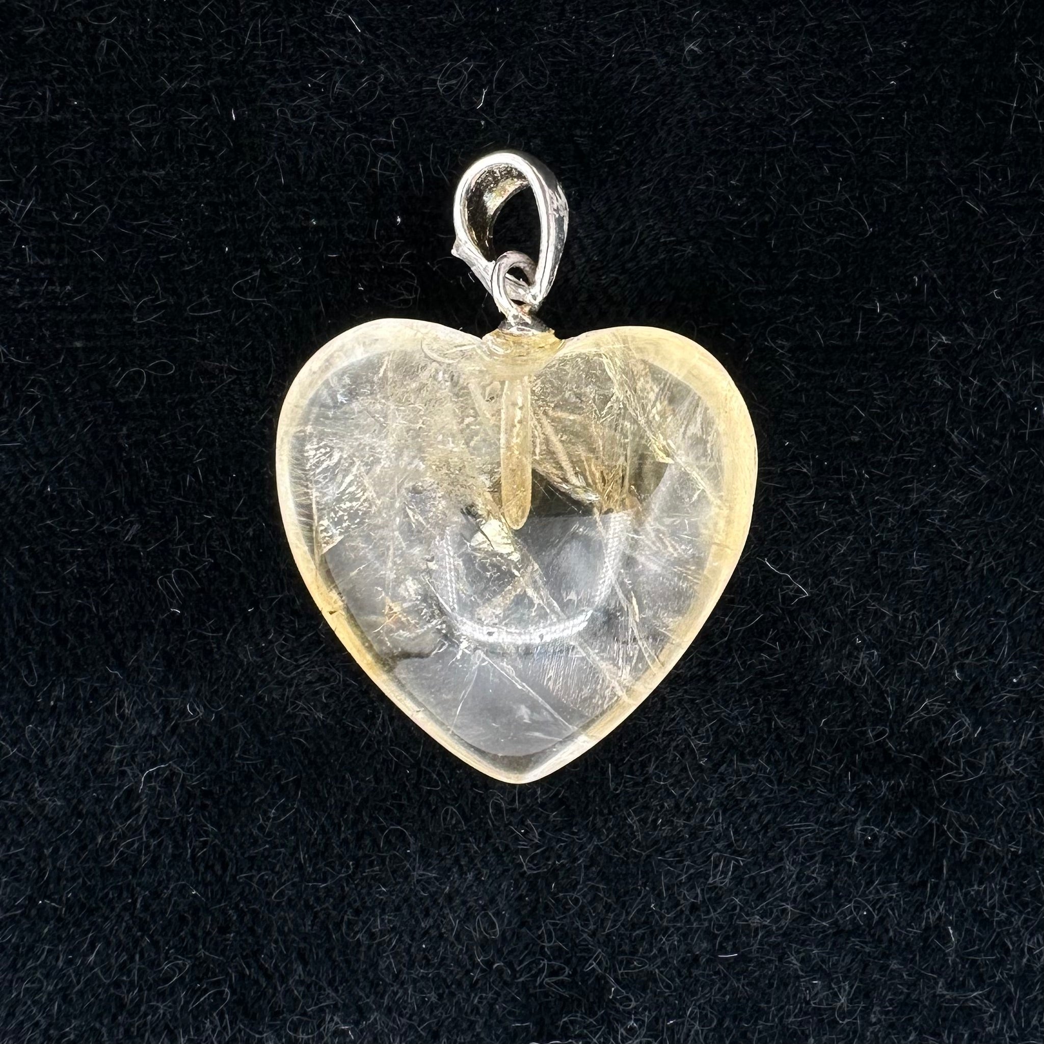 Citrine Heart Pendant