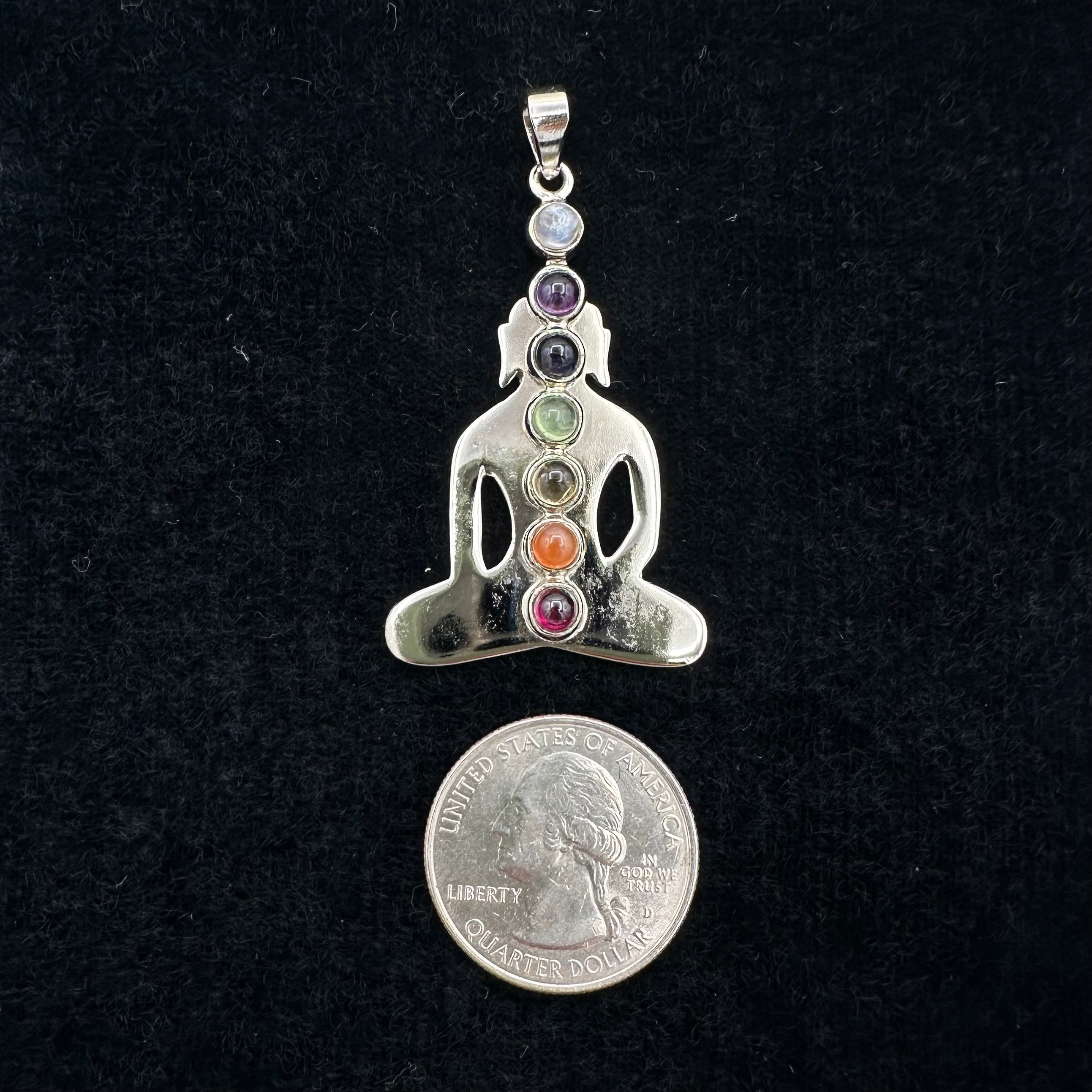Chakra Buddha Pendant