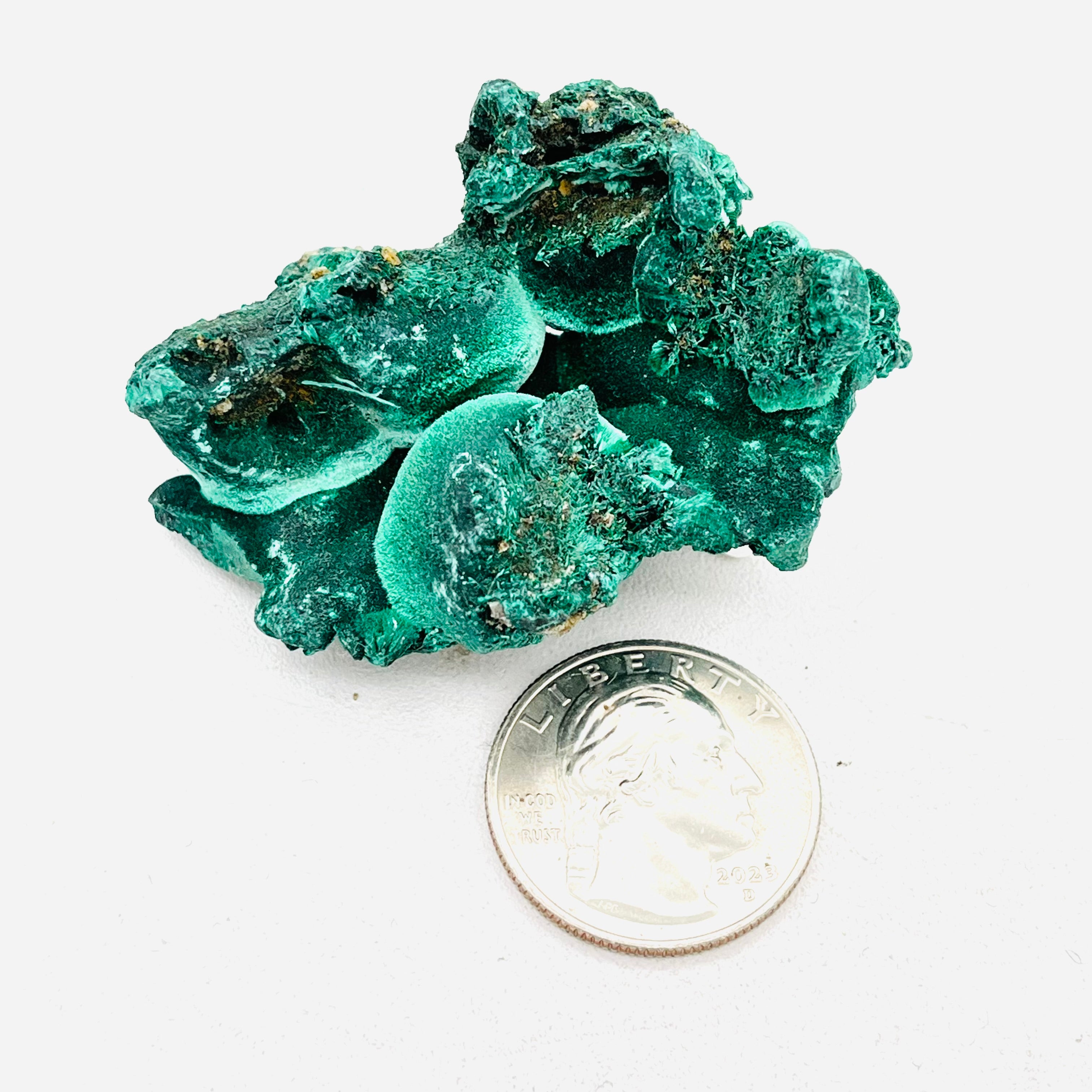 Velvet Fibrous Malachite