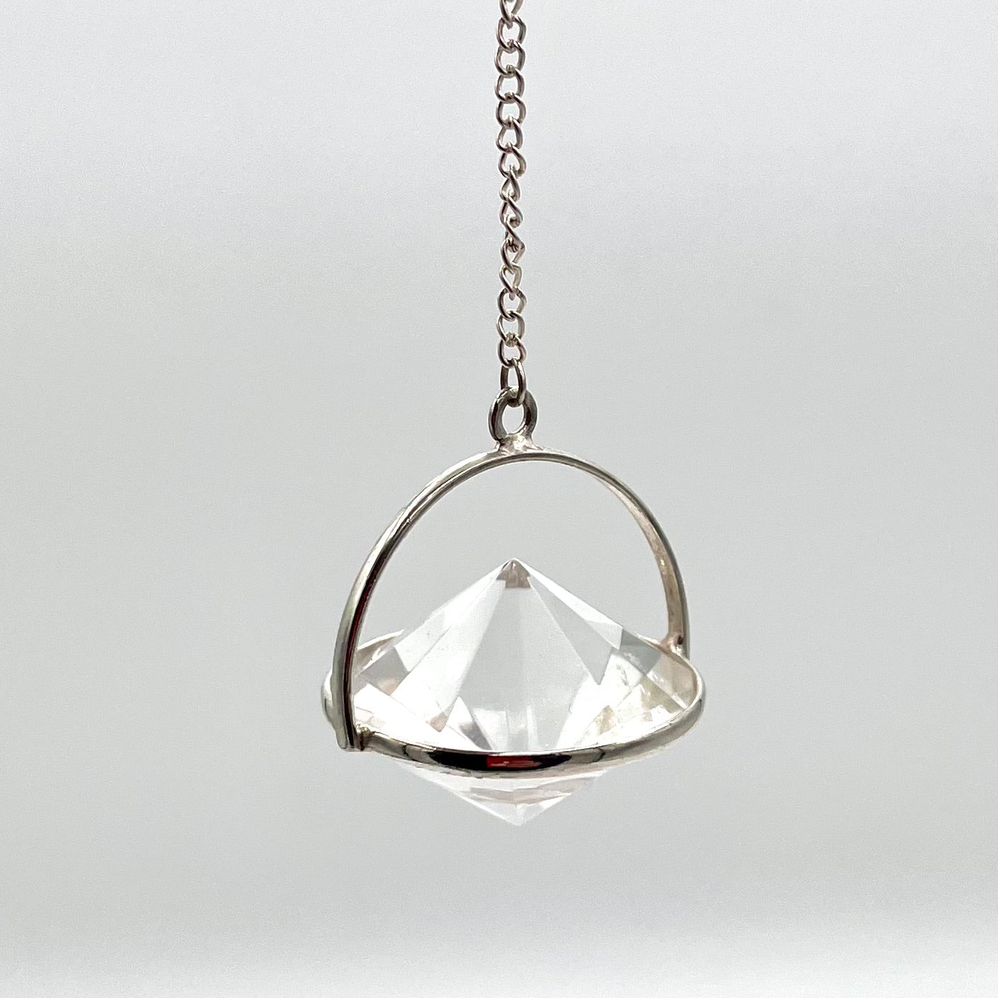 Clear Quartz Pendulum