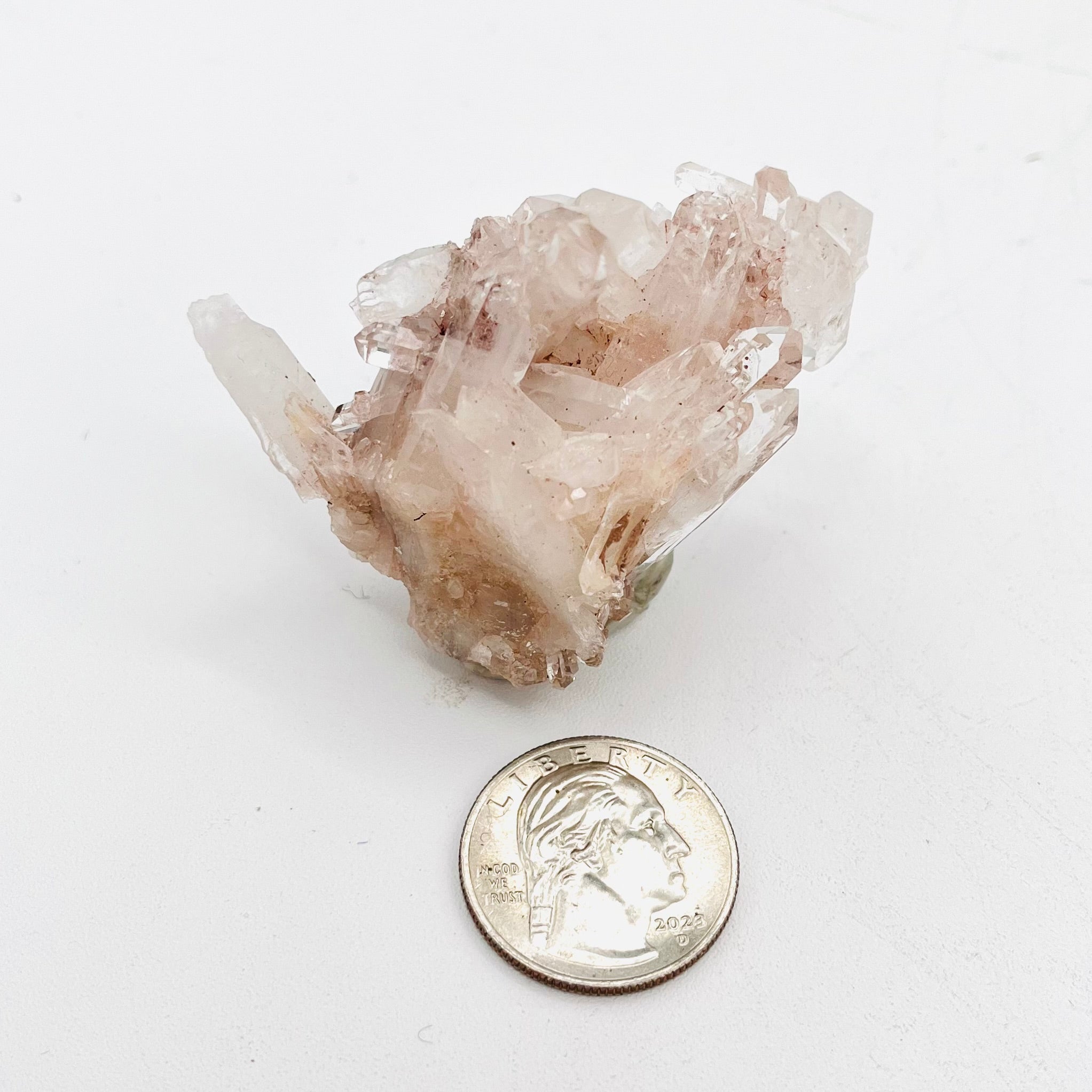 Pink Lithium Columbian Lemurian Cluster