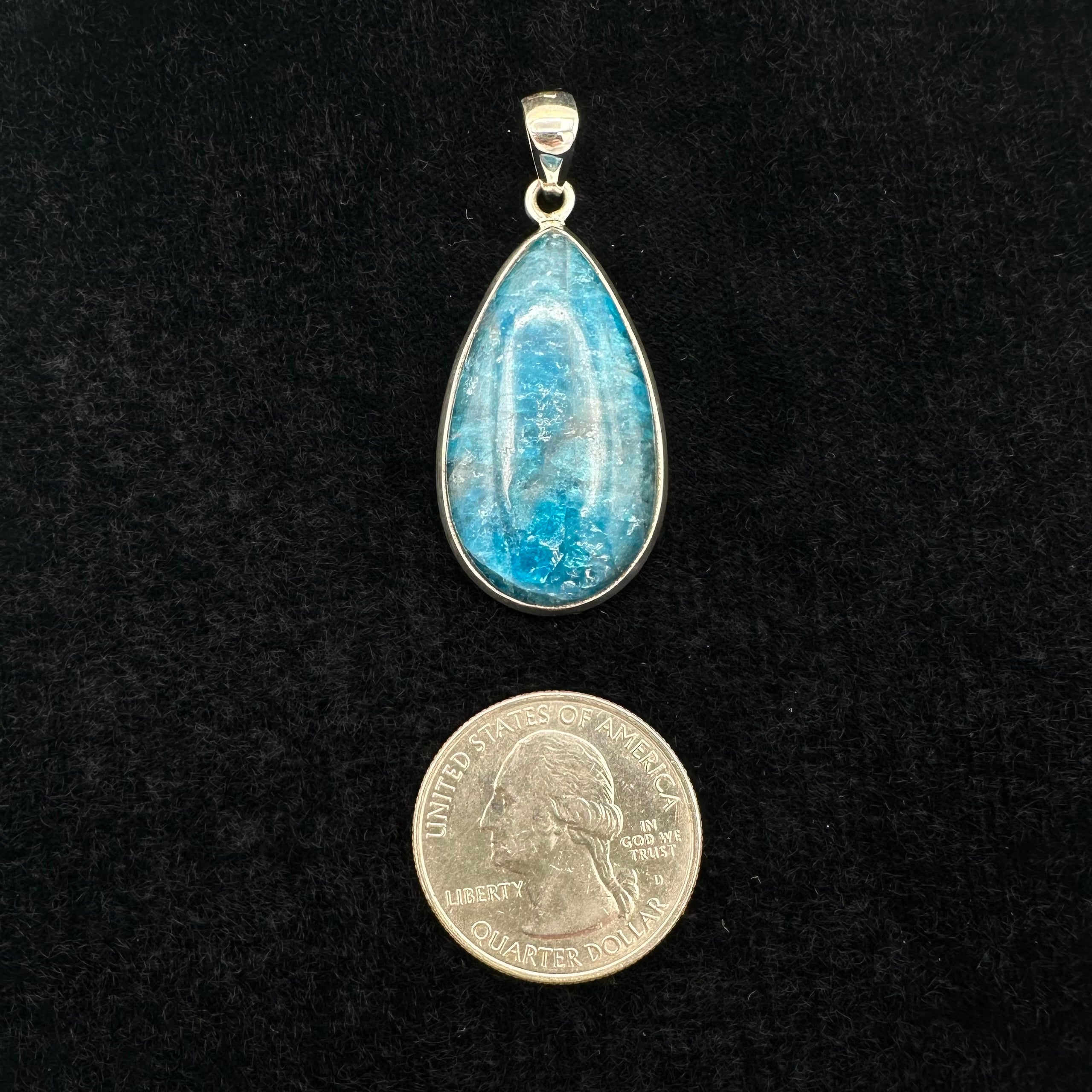 Blue Apatite Pendant