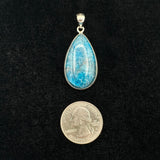 Blue Apatite Pendant