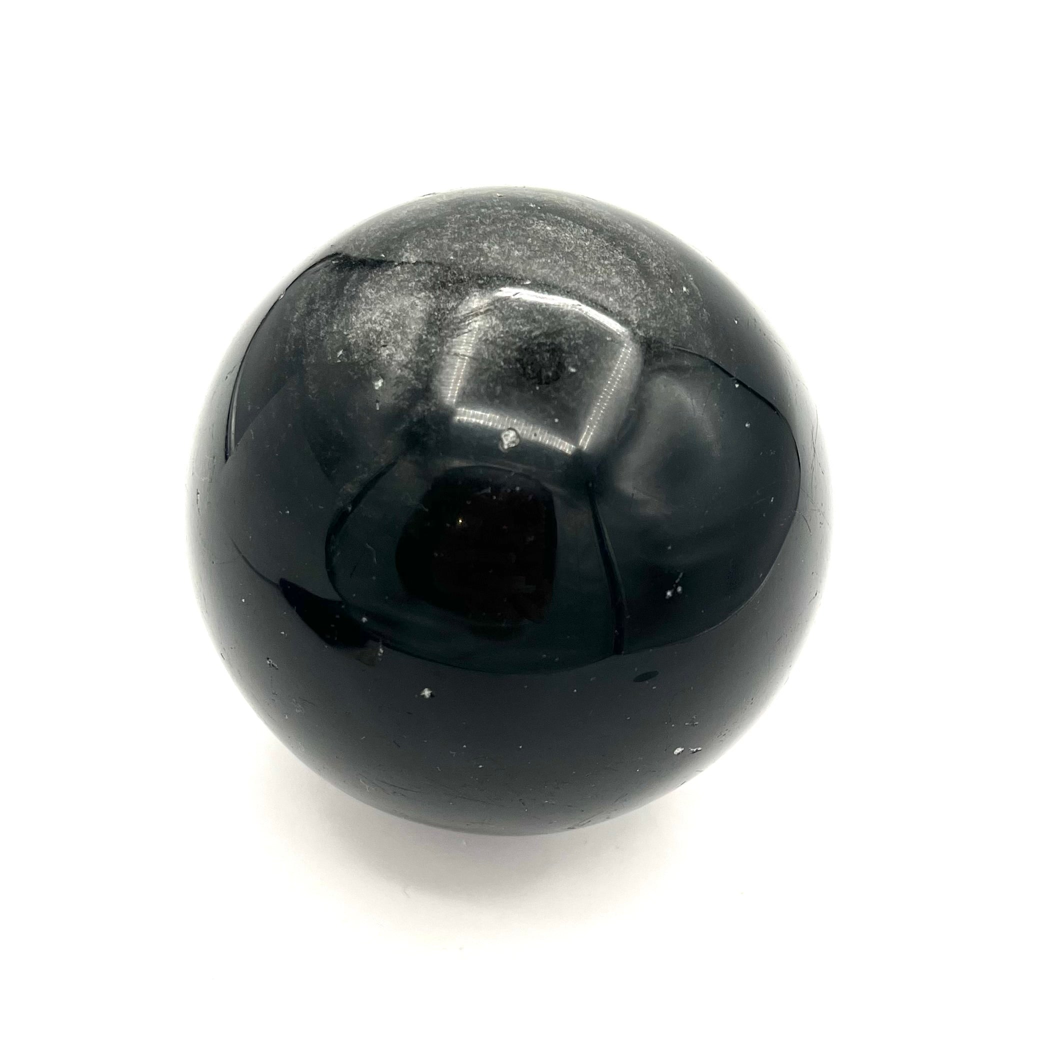 Silver Sheen Obsidian Sphere