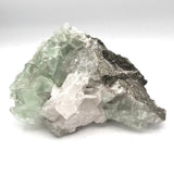 Exquisite Raw Fluorite & Quartz in Matrix