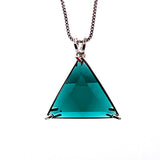 Siberian Green Quartz Star of David Necklace- Paul Jensen Signature Collection