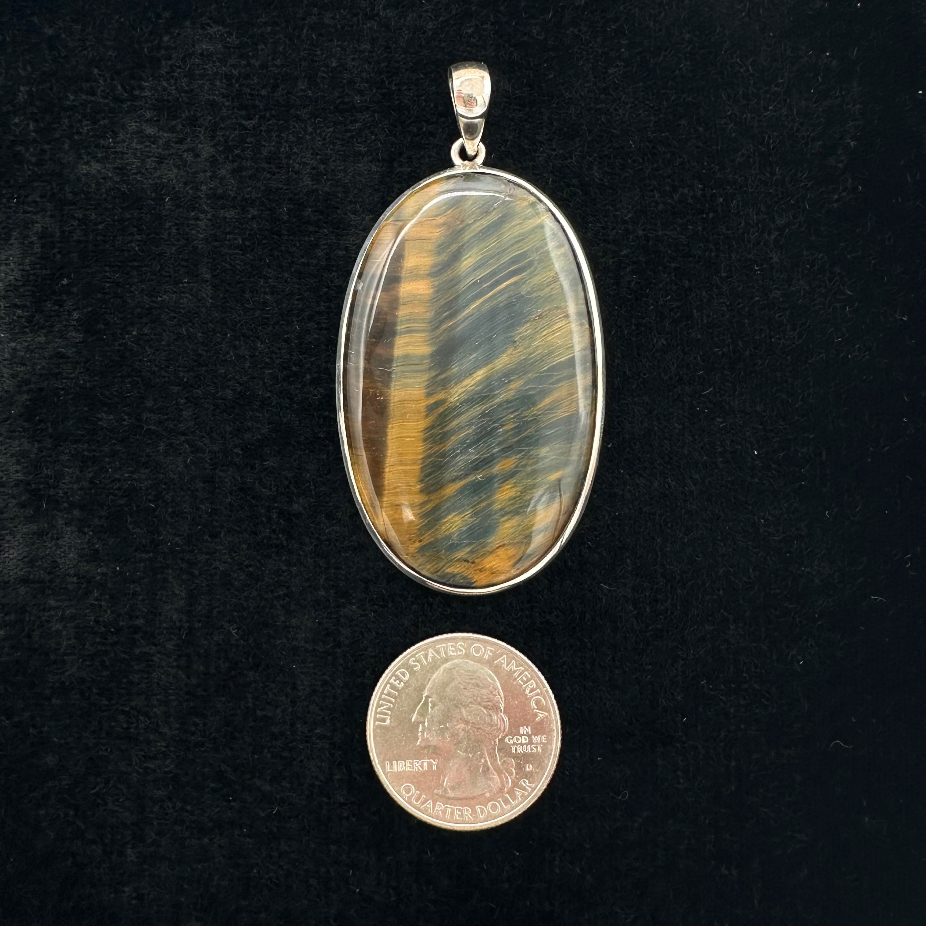 Blue Tiger’s Eye Pendant