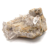 Stunning Druzy, Spirit Quartz& Calcite Quartzcite Cluster on Feldspar/ Potassium Matrix