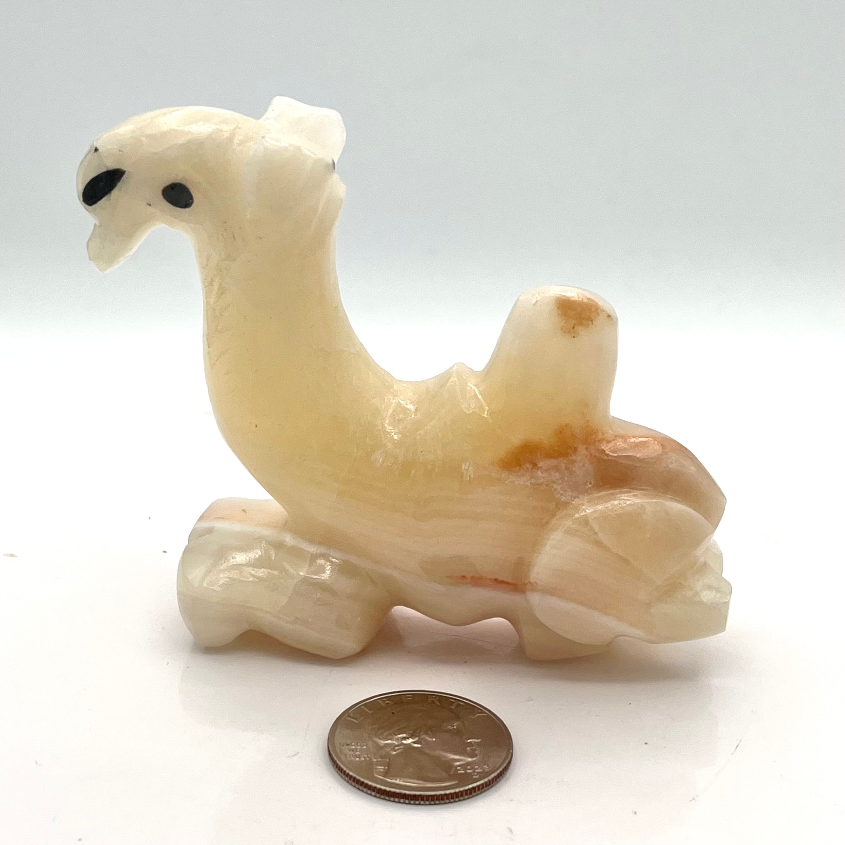 Calcite Camel Carvings