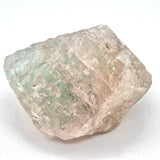 Extraordinary Natural Aquamarine& Morganite w/ Rainbows & 1 Polished Face