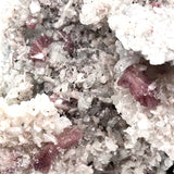 Apophyllite, Stilbite, Calcite, & Red Heulandite